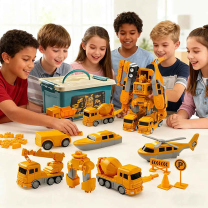 Kletshuts™ RobotBuilder – Magnetisk Transformerende Robot Bygger Og Kreativt Lærings Sæt