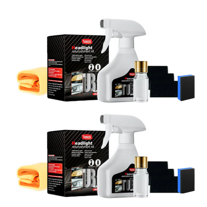 HeadlightSpray 1+1 GRATIS: Enkel å bruke Bilfrontlykter Rengjøring Spray-Sett