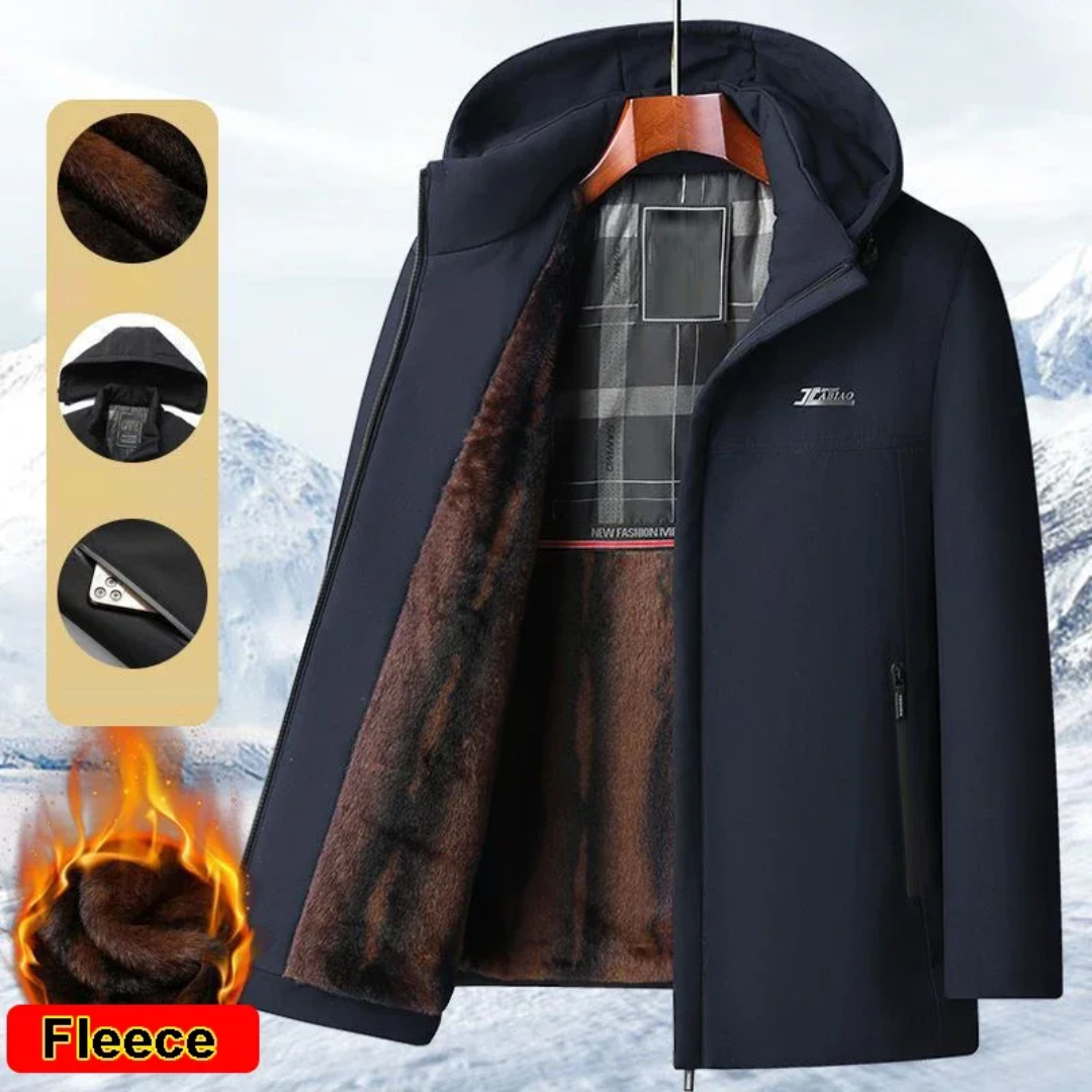 Icone™ CozyJacket: Stilfuld Hyggeligt Polstret Fleece Varm Jakke