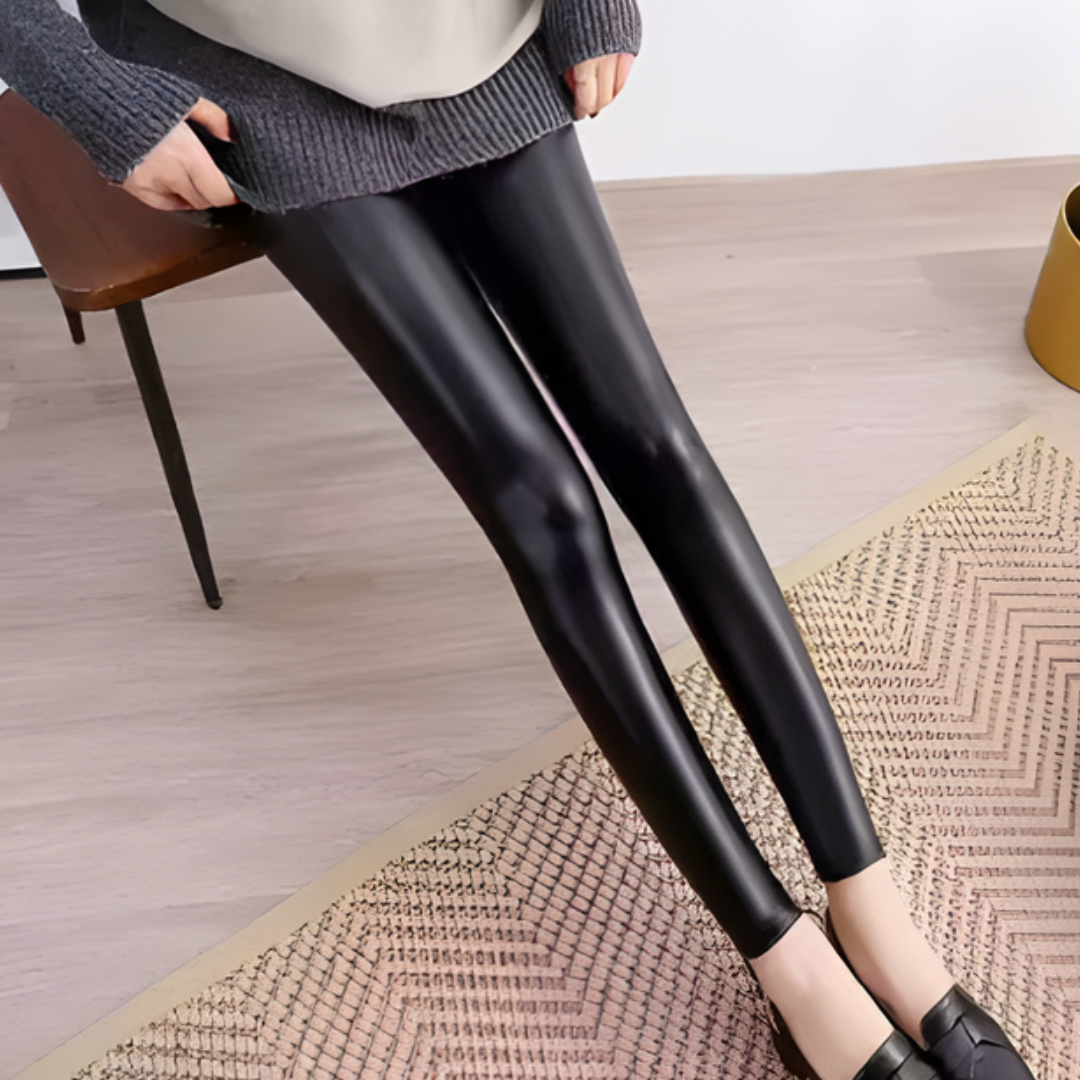 Icone™ TightLeggings 1+1 GRATIS: Sort Blank Høj Talje Tæt Leggings