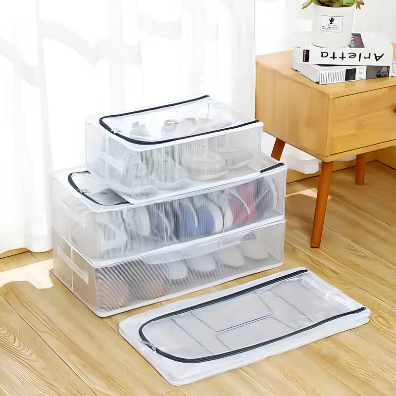 Globetrek° ShoeStorage: Stilfuld Pladsbesparende Skoopbevaringsorganisator