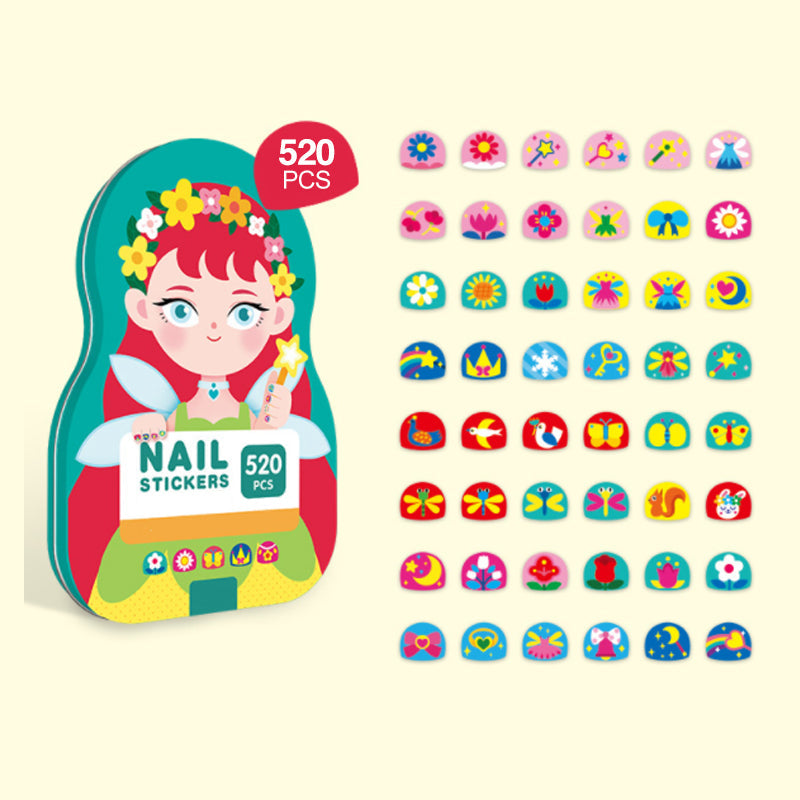 Kletshuts™ NailStickers: Barne-neglekunst Klistremerker Dekorasjonssett