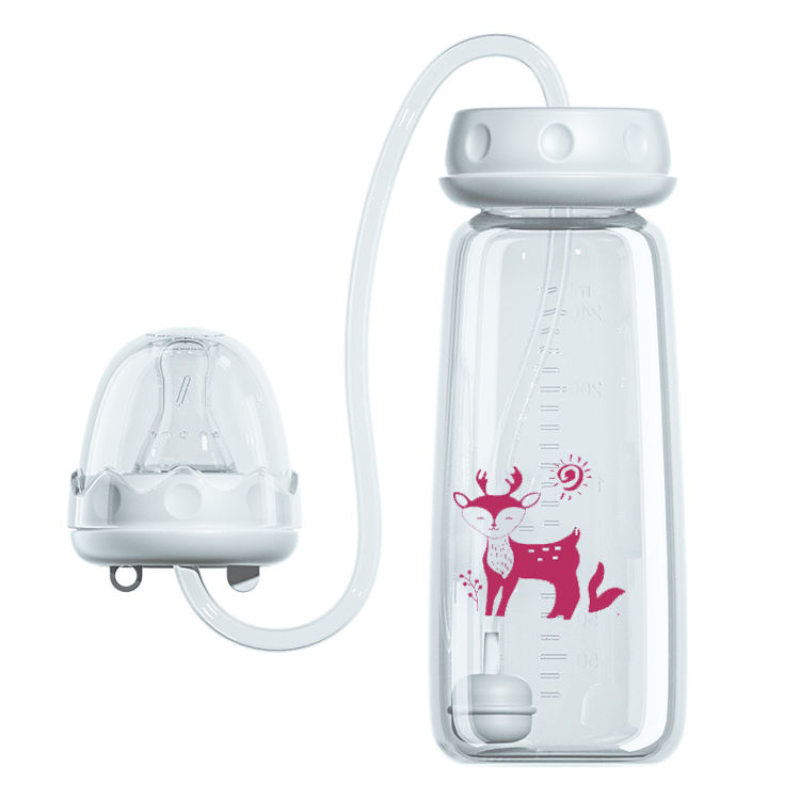 Kletshuts™ BabyBottle: Håndfri Nem-Fodrings Babyflaske Sæt