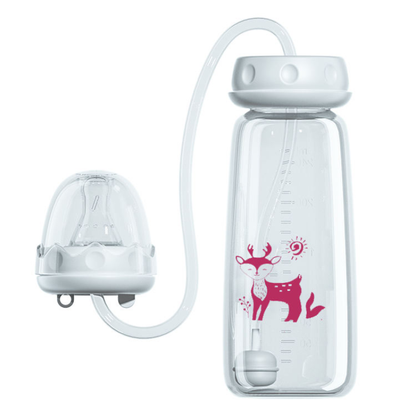 Kletshuts™ BabyBottle: Håndfri Nem-Fodrings Babyflaske Sæt