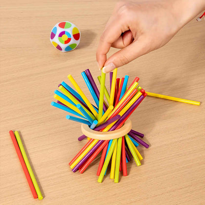 Kletshuts™ StickTower: Klassisk Montessori-inspirert stikktårn stablingsspill