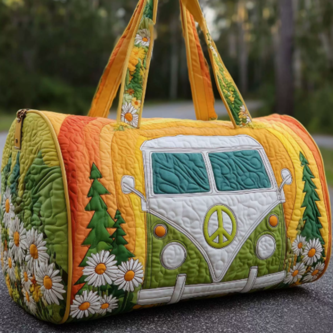 Icone™ DuffleBag: Levende Hippie Stil Multifunktionel Rejse Duffletaske