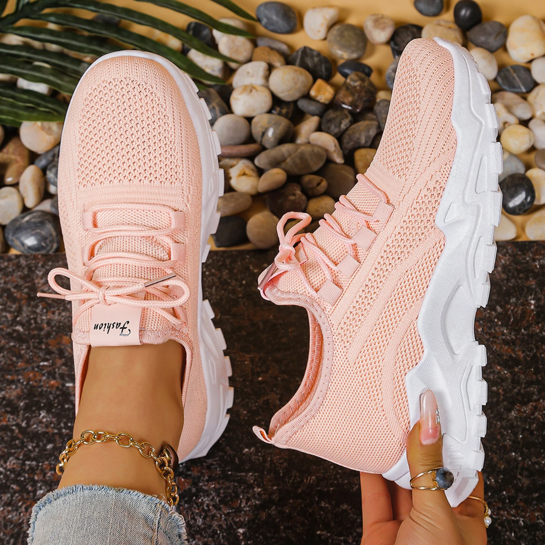 Happy™ BreathableSneakers: Dame Mesh Sports Pustende Joggesko