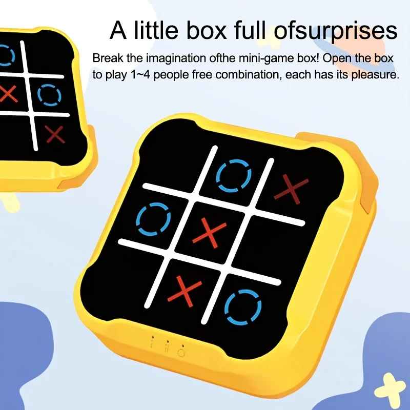 Kletshuts™ FunTicTacToe: Interaktivt Elektronisk Tic-Tac-Toe-spill For Alle Aldre