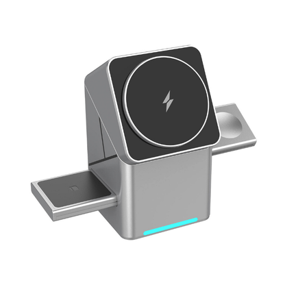 ChargingDock - 3 I 1 Magnetisk Trådløs Hurtig Opladnings Roterbar Dock