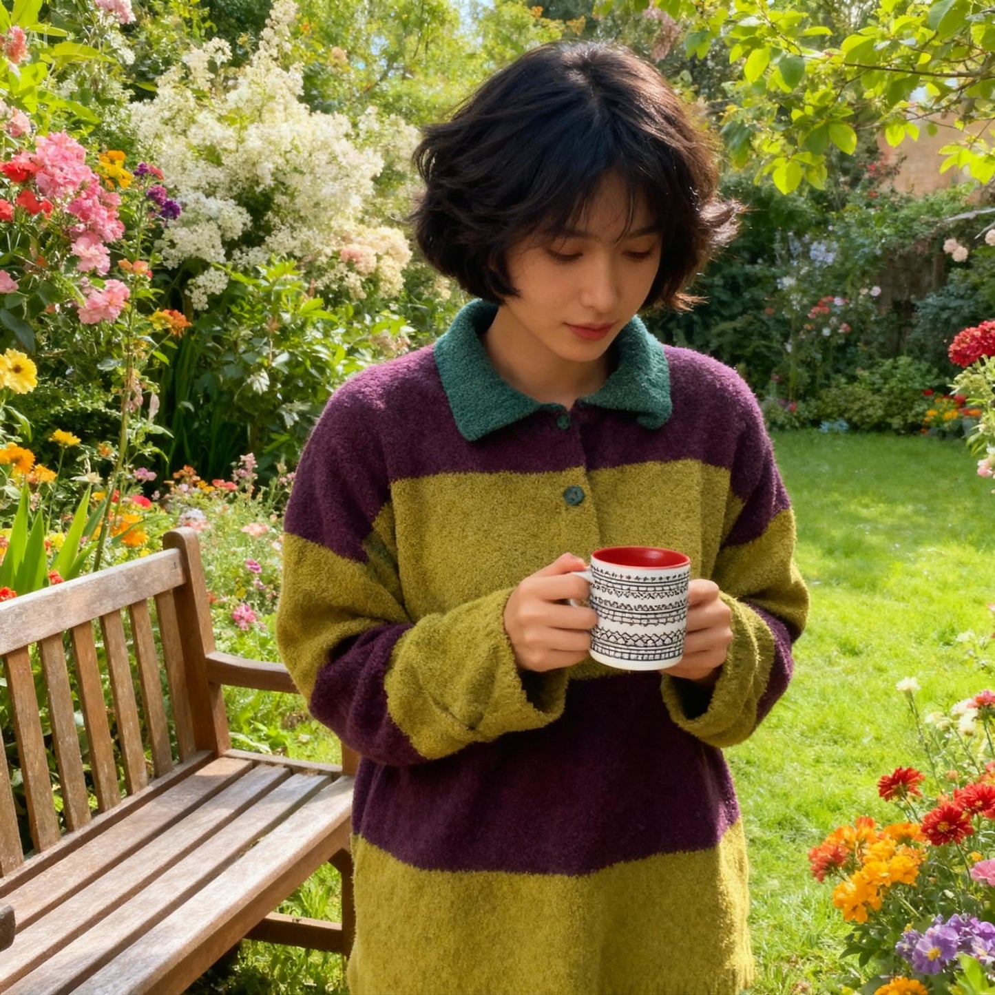 Globetrek° CoffeeMug: Smart Skjult Tekst Keramisk Kaffekrus