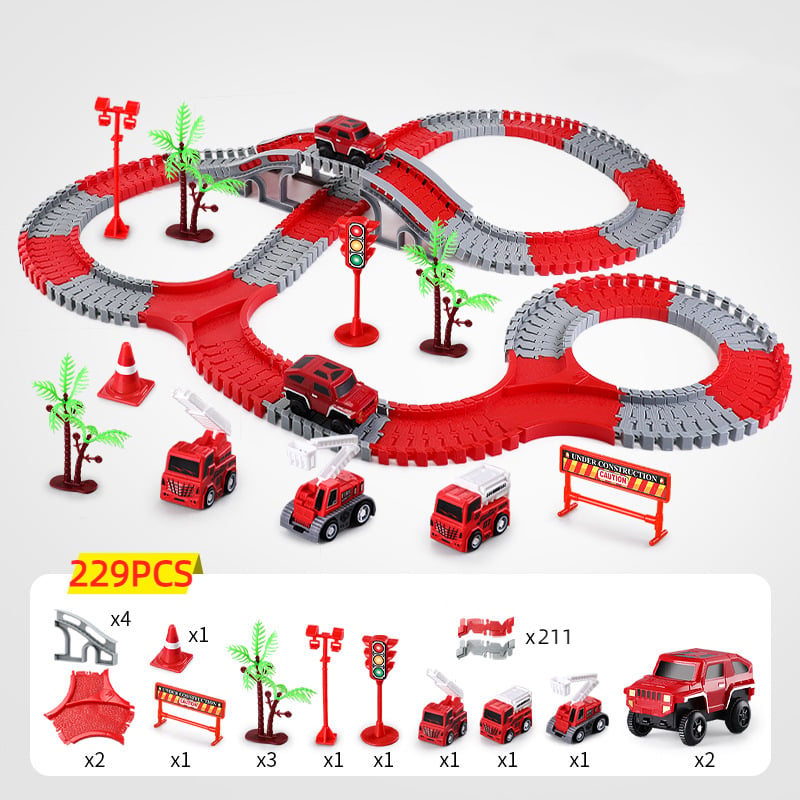 Kletshuts™ FlexibleTrack - Fleksibel skinnebane lekesett
