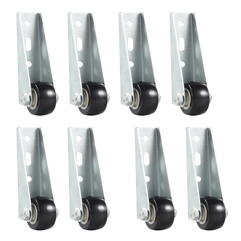 Globetrek° CasterWheels 4+4 GRATIS: Plassbesparende Kraftige Møbelhjul