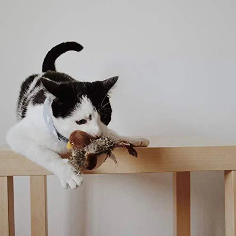 Catfri® BirdToy: Interaktiv Kvitrende Fugleleke Til Katter