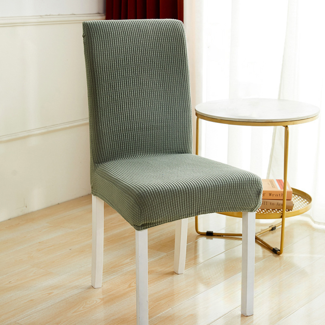 UltiFurni® ChairCovers 1+1 GRATIS: Elastisk Universal Spisestuestol Trekk