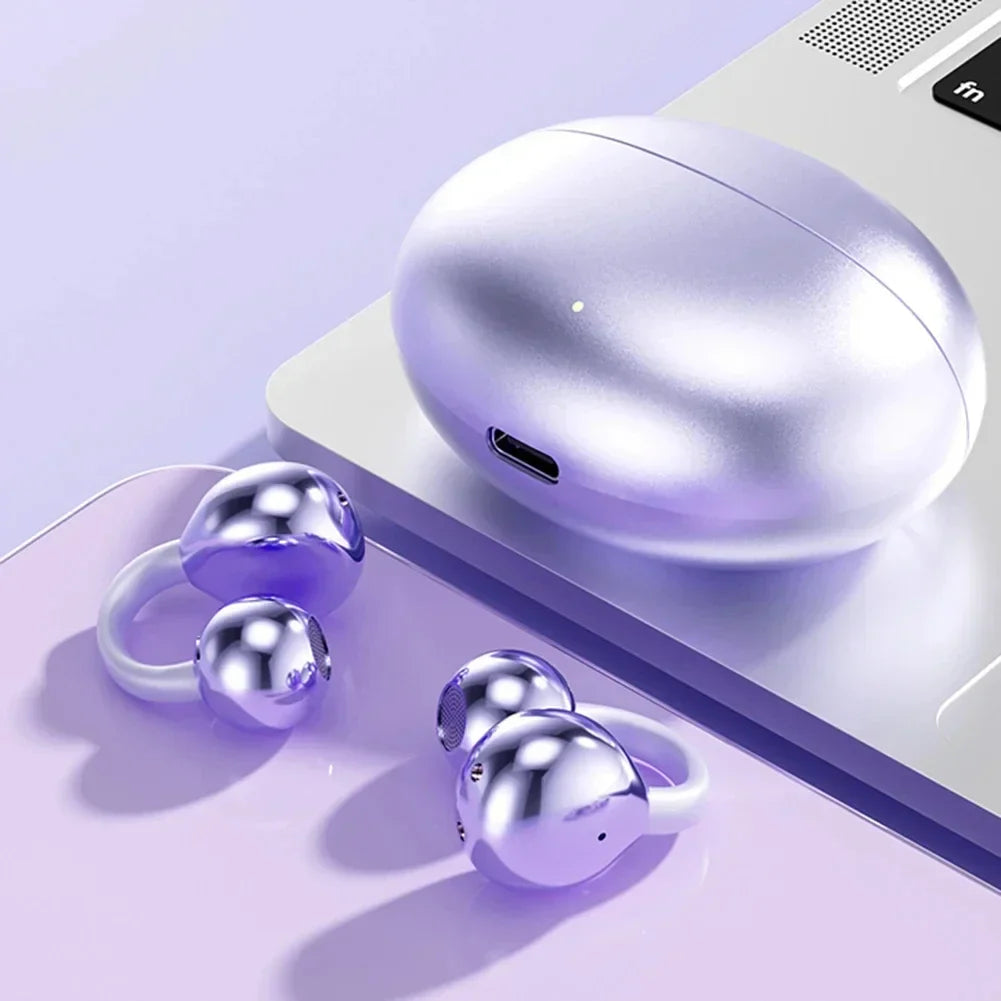 Clip-OnEarphone: Multifunksjon Klar lyd Komfortabel Clip-On Øretelefon
