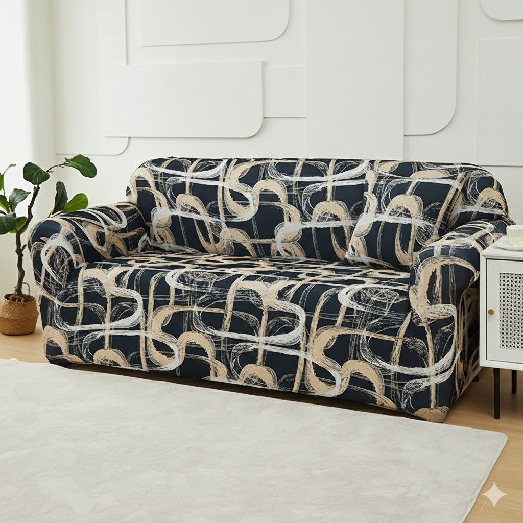 Globetrek° StretchCover: Premium Rynke-Resistent Sofa Beskytter Stræk Betræk