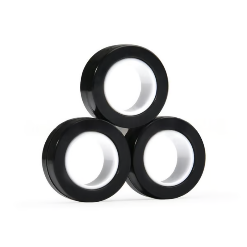 Kletshuts™ FidgetRing 1+1 GRATIS: Stressaflastende Fidget Magnetisk Spinner Ring Leg