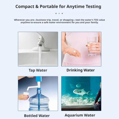 Globetrek° WaterTester 1+1 GRATIS: Øjeblikkelig Renhed Opdagelse Vand Kvalitet Tester Værktøj