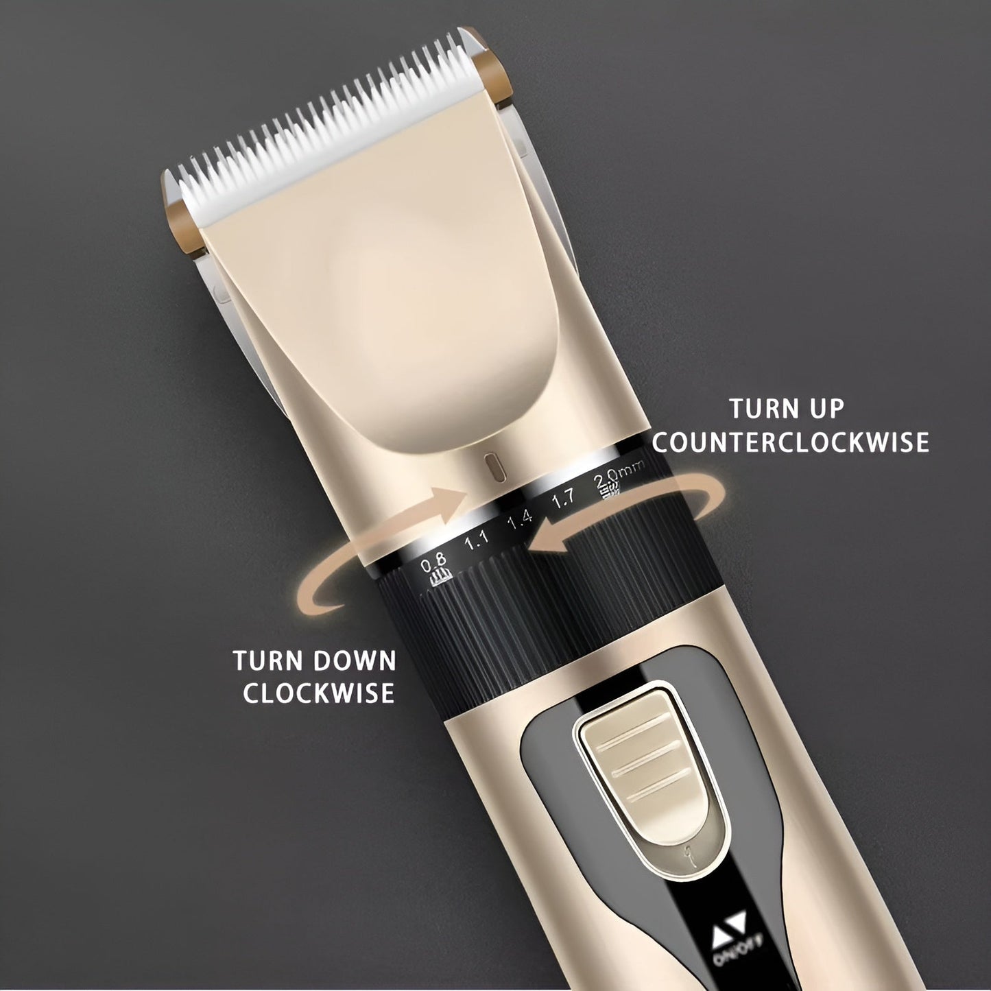 DogFri™ PetClipper: Højkvalitets Genopladeligt Professionelt Kæledyrs Trimmesæt