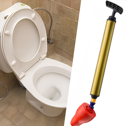 Globetrek° ToiletPlunger: Høytrykks toalettplunger – fjerner avløpsstopp