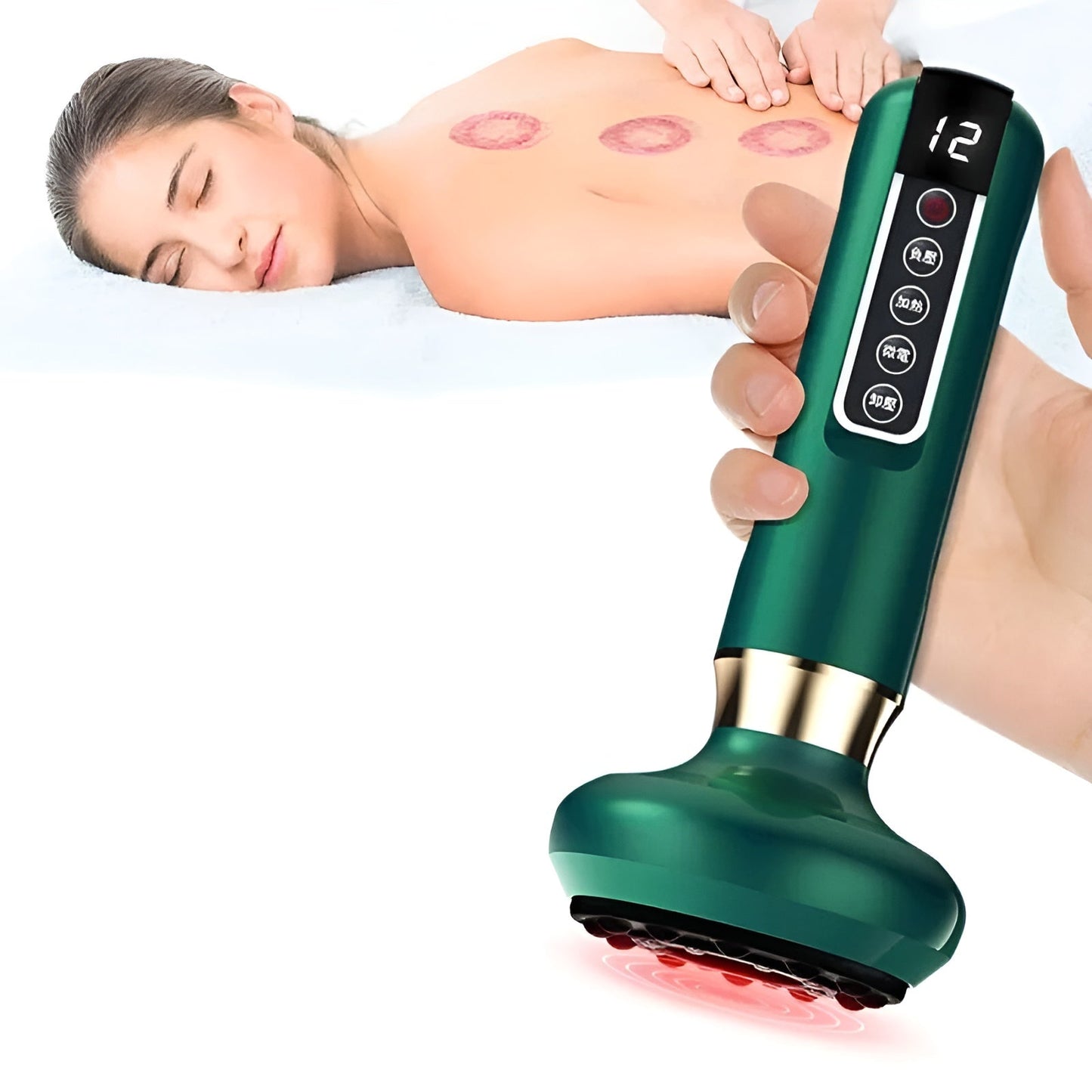 PortableMassager: Professionel Intelligent Krop Konturering Restitution Dyb Lindring Bærbar Massager