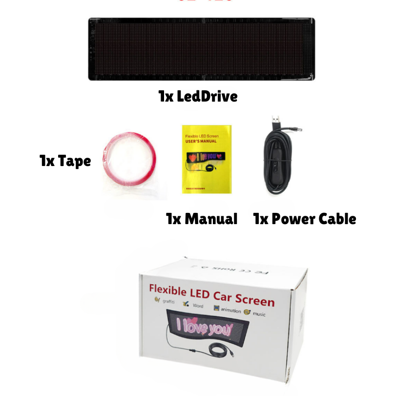 Ledsen™ LedDrive - Kjøretøy LED Panel Display