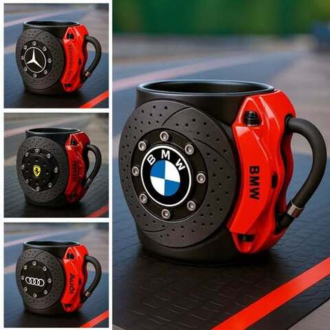 Globetrek° BrakeMug – Bilentusiast Racinginspirert Kaffebremsekrus