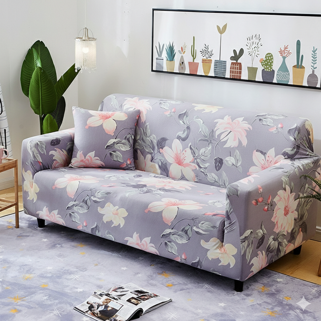 Globetrek° StretchCover: Premium Rynke-Resistent Sofa Beskytter Stræk Betræk