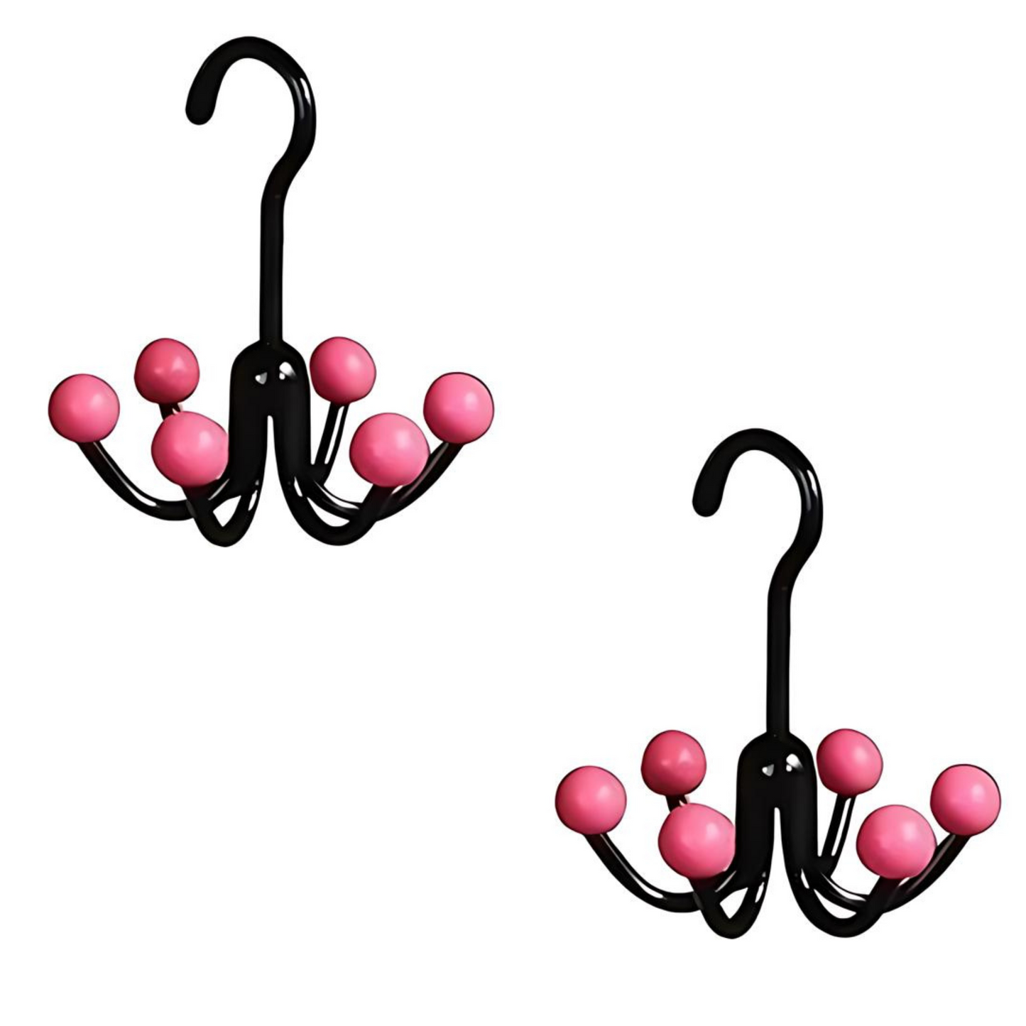GlideHold® HangerHooks: 360° Roterbar 6-klo Kroker Skapsorganisering Henger