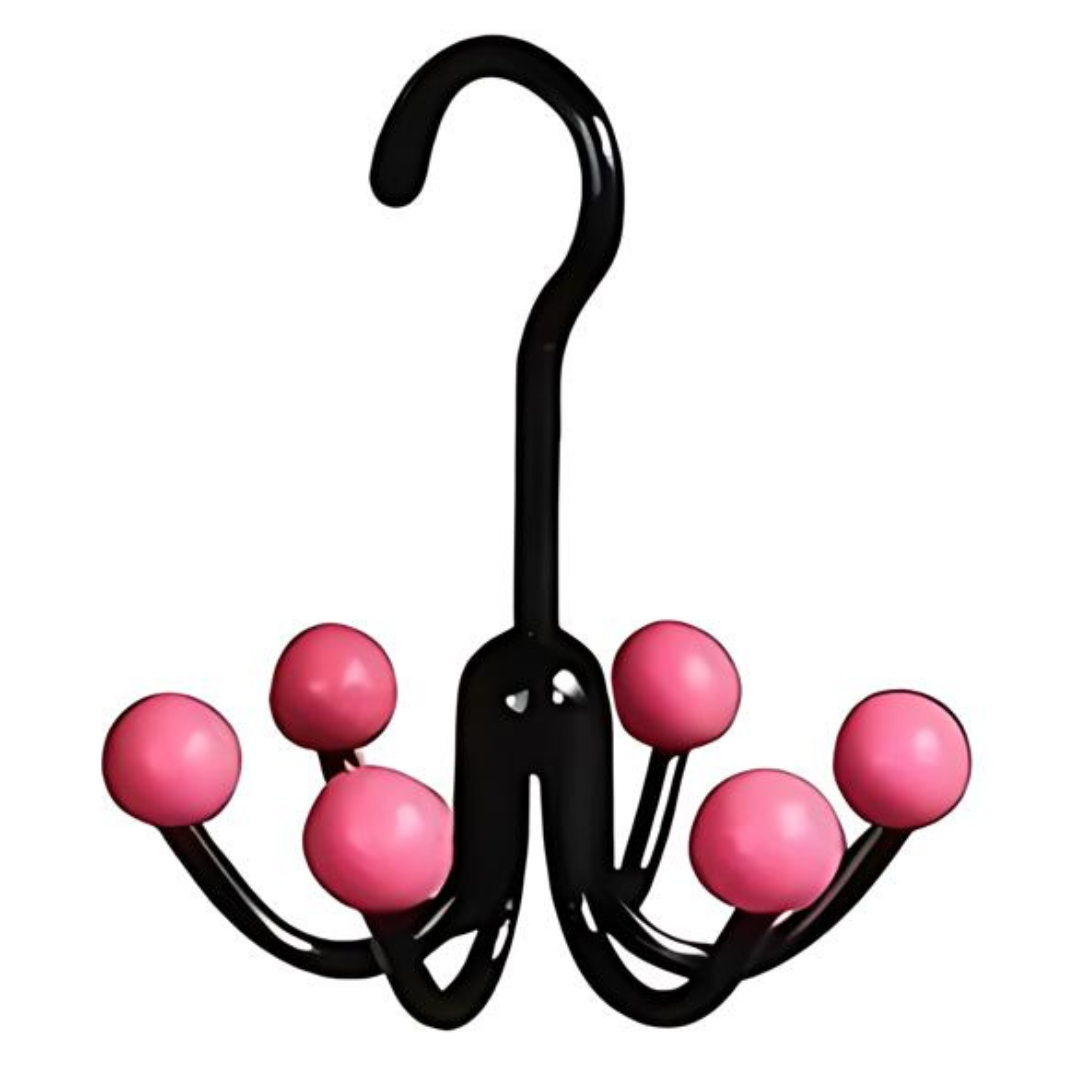 GlideHold® HangerHooks: 360° Roterbar 6-klo Kroker Skapsorganisering Henger