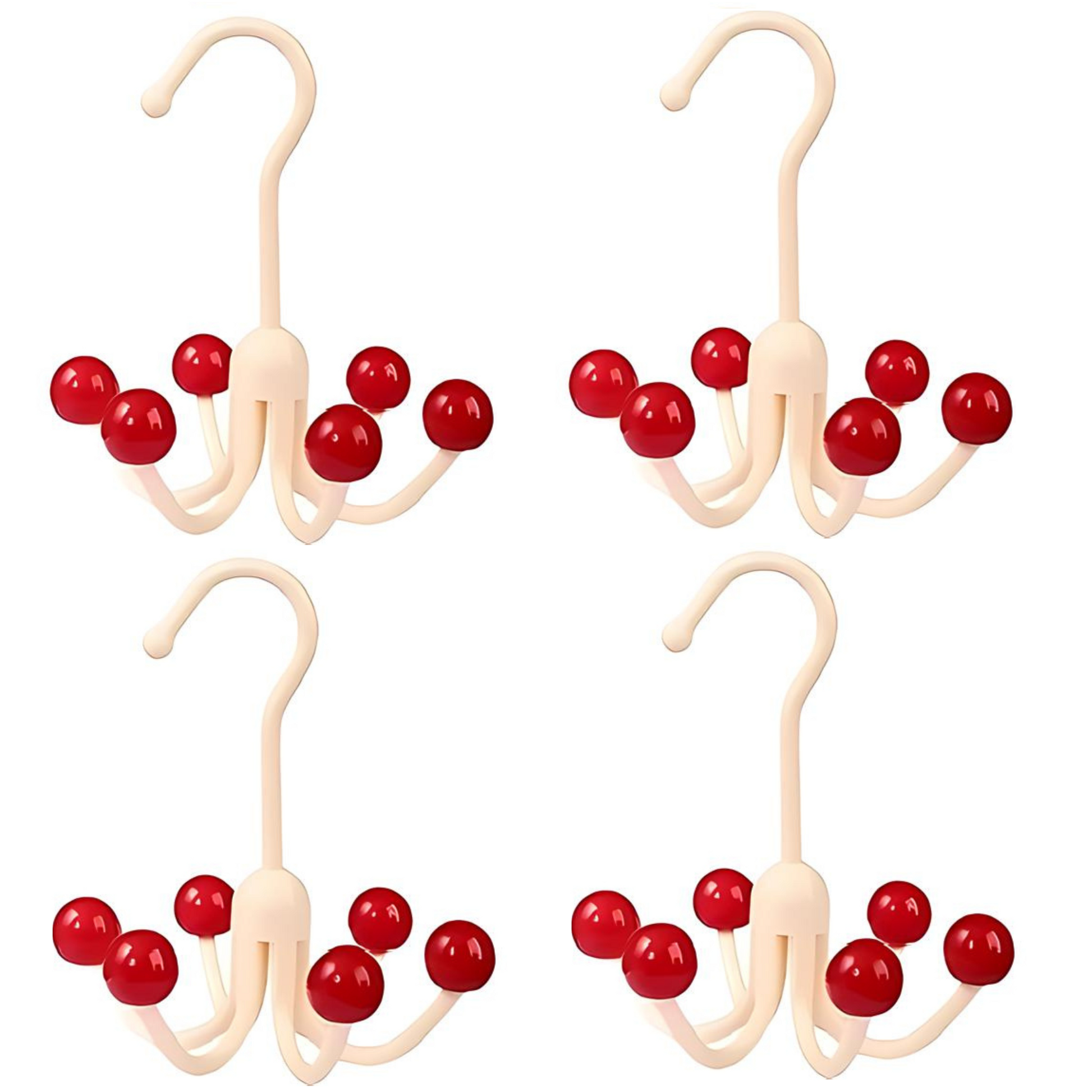 GlideHold® HangerHooks: 360° Roterbar 6-klo Kroker Skapsorganisering Henger
