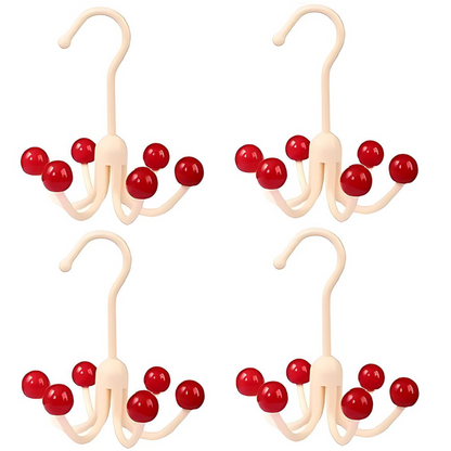 GlideHold® HangerHooks: 360° Roterbar 6-klo Kroker Skapsorganisering Henger