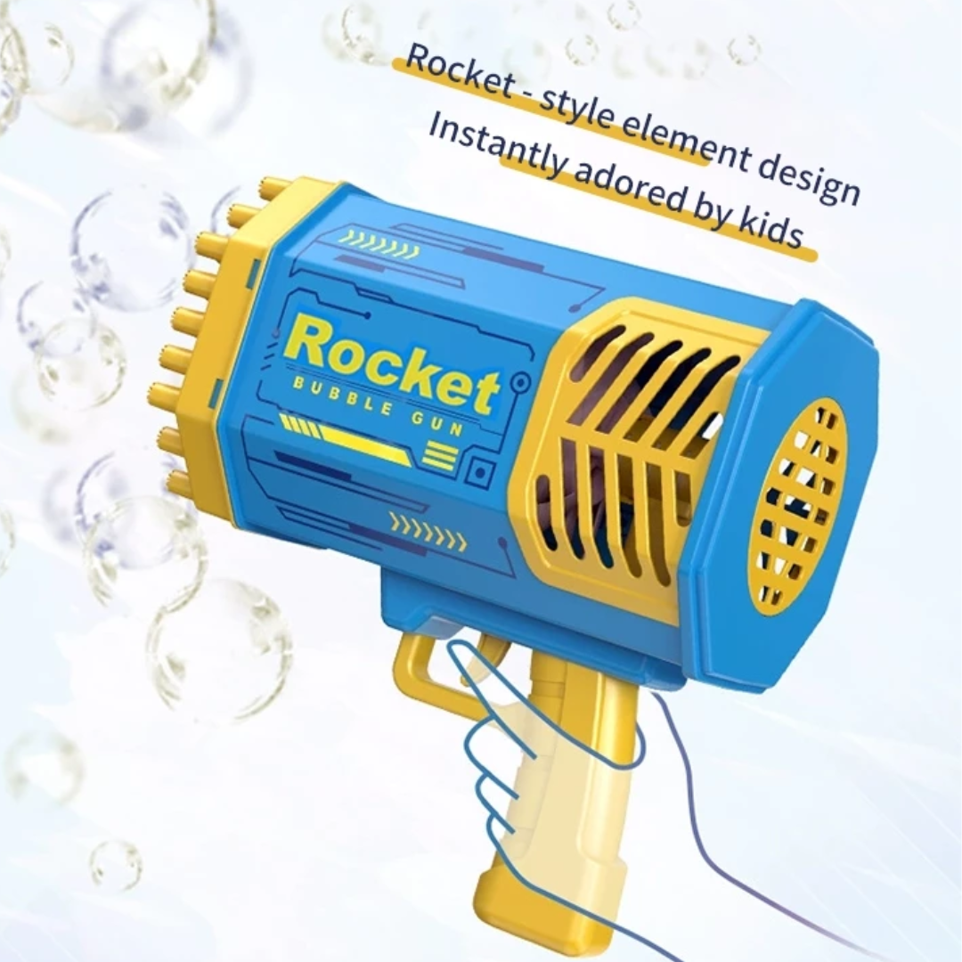 Kletshuts™ BubbleGun – Automatisk Såpe Rakett Boble Pistol Blåser Leketøy