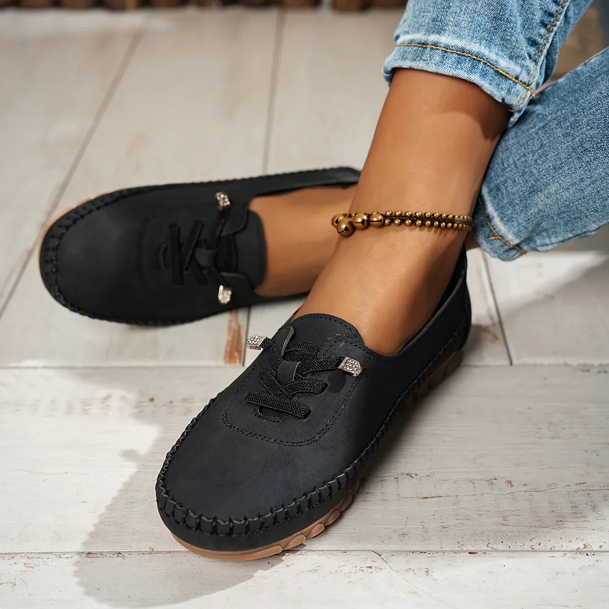 Happy™ BoatShoes: Premium Komfort Slip-on Mokkasin Båt Sko