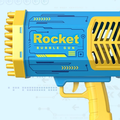 Kletshuts™ BubbleGun – Automatisk Såpe Rakett Boble Pistol Blåser Leketøy