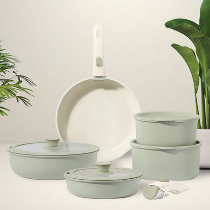 Globetrek° CeramicPans: Avtakbart Non-stick Stekepannesett