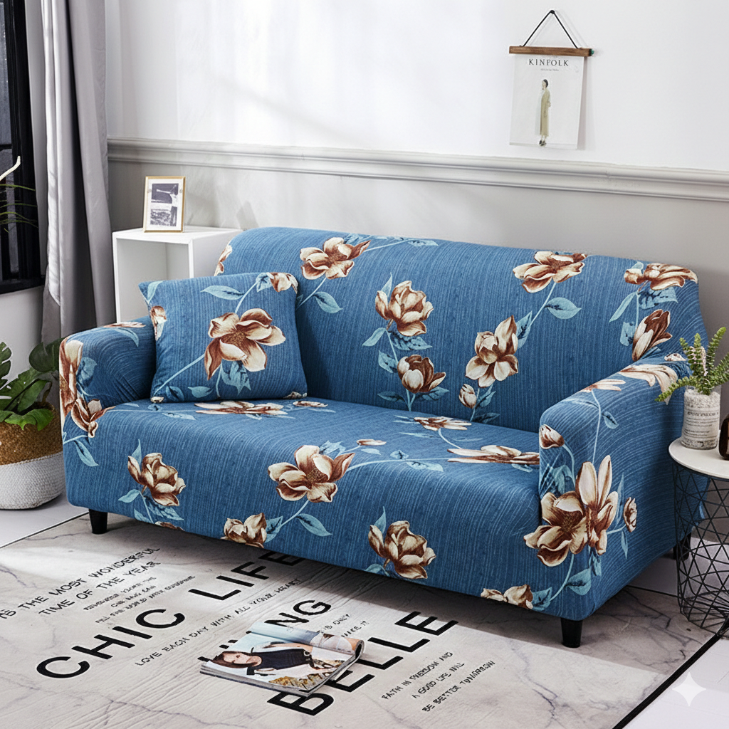 Globetrek° StretchCover: Premium Rynke-Resistent Sofa Beskytter Stræk Betræk