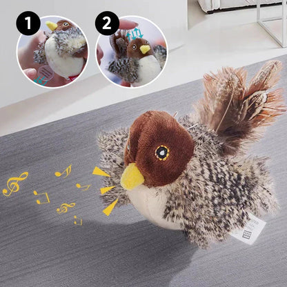 Catfri® BirdToy: Interaktiv Kvitrende Fugleleke Til Katter