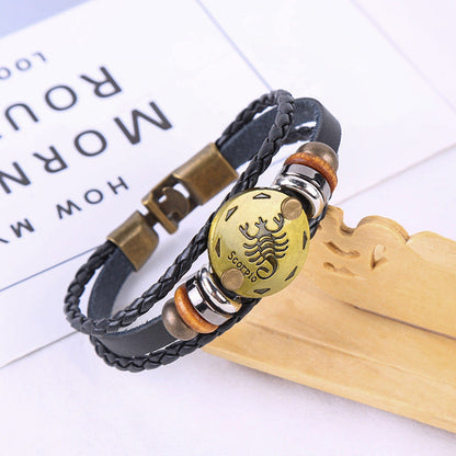 Jewelance™ ZodiacBracelet 1+1 GRATIS: Justerbart Vintage Charme Stjernetegn Armbånd