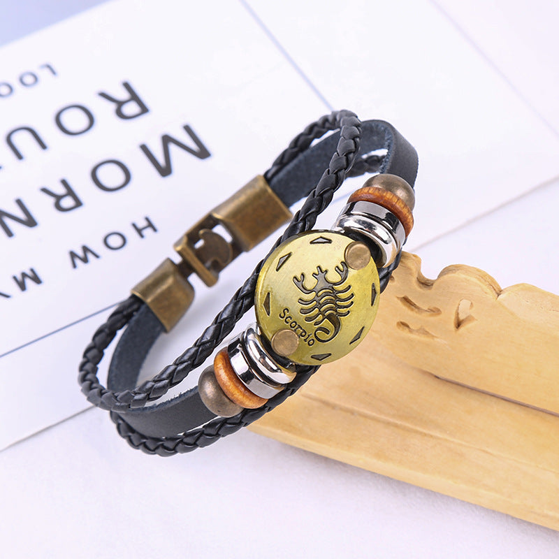 Jewelance™ ZodiacBracelet 1+1 GRATIS: Justerbart Vintage Sjarm Stjernetegn Armbånd