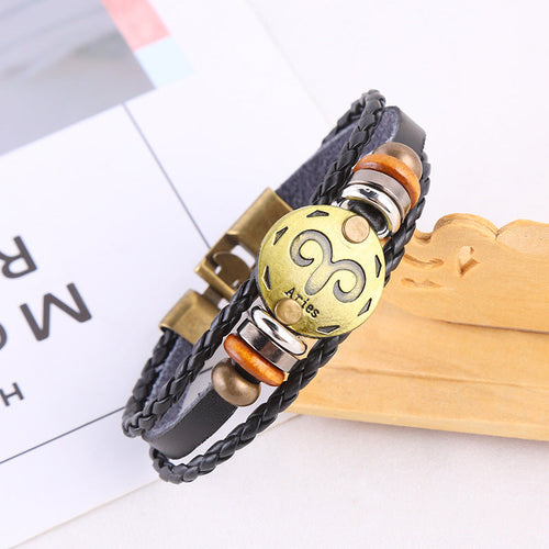 Jewelance™ ZodiacBracelet 1+1 GRATIS: Justerbart Vintage Charme Stjernetegn Armbånd