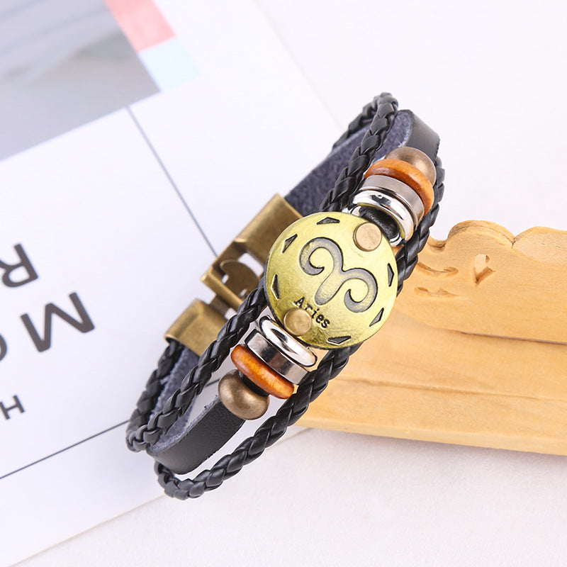 Jewelance™ ZodiacBracelet 1+1 GRATIS: Justerbart Vintage Sjarm Stjernetegn Armbånd