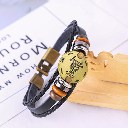 Jewelance™ ZodiacBracelet 1+1 GRATIS: Justerbart Vintage Sjarm Stjernetegn Armbånd