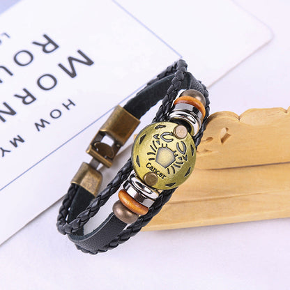 Jewelance™ ZodiacBracelet 1+1 GRATIS: Justerbart Vintage Charme Stjernetegn Armbånd