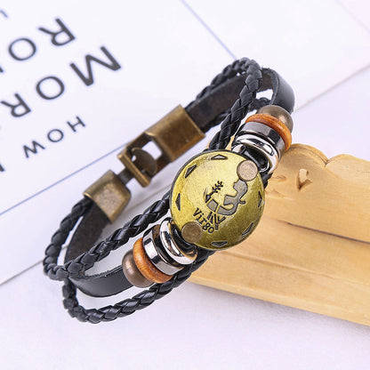 Jewelance™ ZodiacBracelet 1+1 GRATIS: Justerbart Vintage Charme Stjernetegn Armbånd