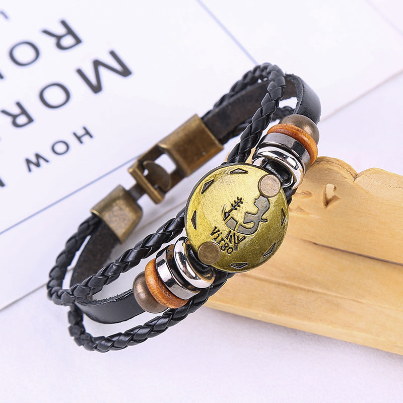 Jewelance™ ZodiacBracelet 1+1 GRATIS: Justerbart Vintage Sjarm Stjernetegn Armbånd