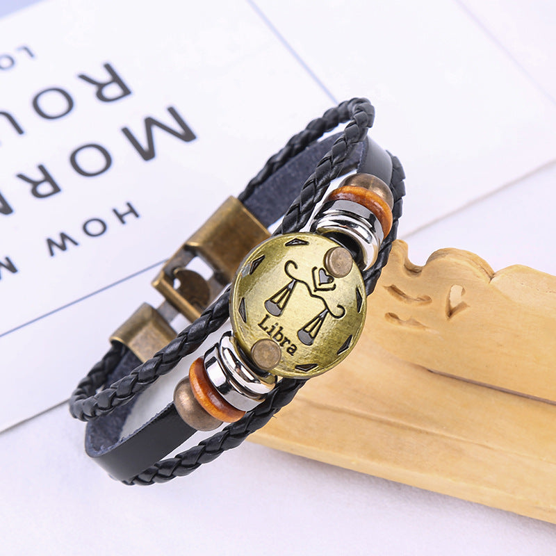 Jewelance™ ZodiacBracelet 1+1 GRATIS: Justerbart Vintage Sjarm Stjernetegn Armbånd