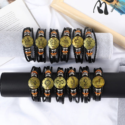 Jewelance™ ZodiacBracelet 1+1 GRATIS: Justerbart Vintage Sjarm Stjernetegn Armbånd