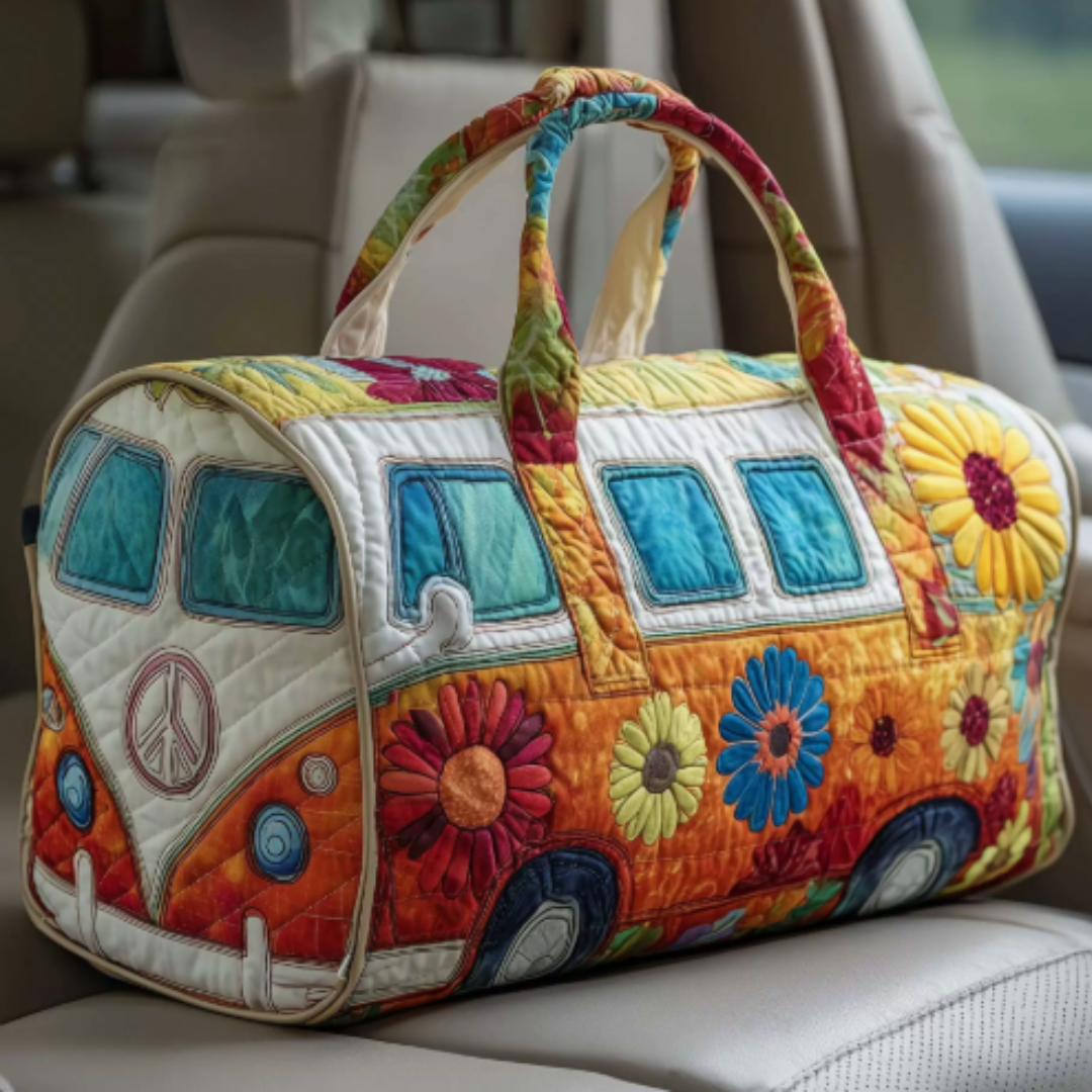 Icone™ DuffleBag: Levende Hippie Stil Multifunktionel Rejse Duffletaske
