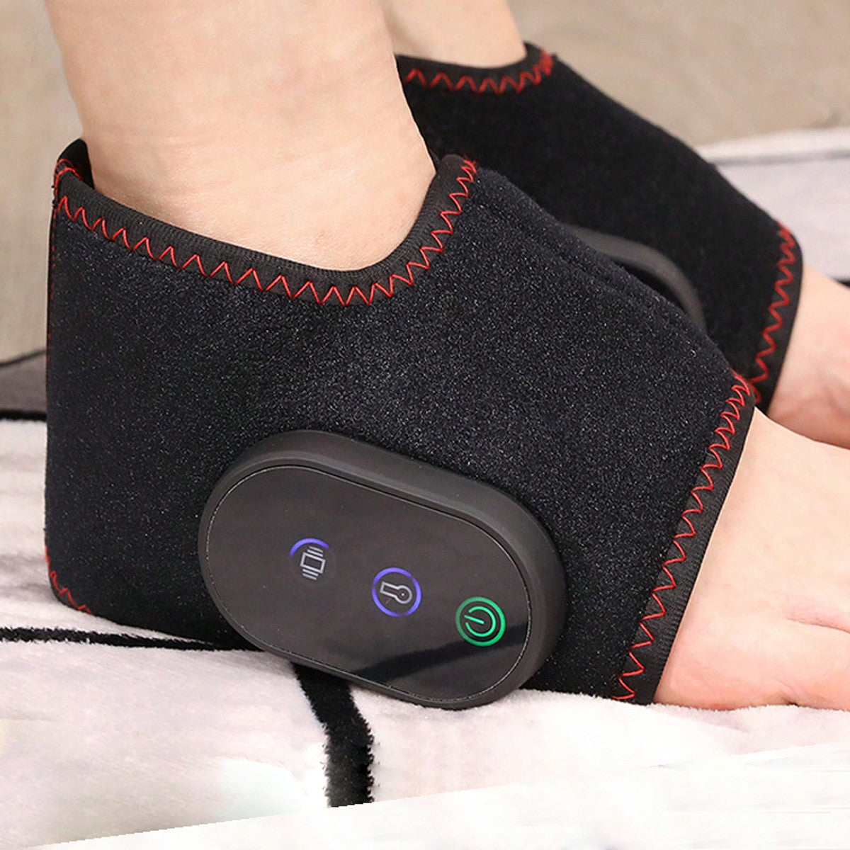 FootMassager: Oppladbar Trådløs Ankel- Og Fotmassasjeapparat